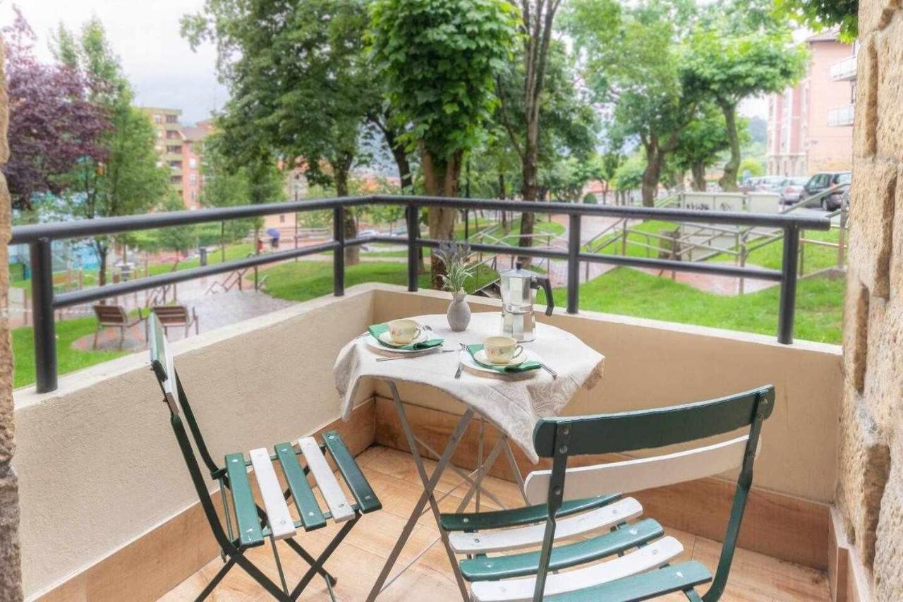 Apartamento Kuia En Gran Bilbao Con Terraza Y Vistas A Un Parque Basauri Kültér fotó